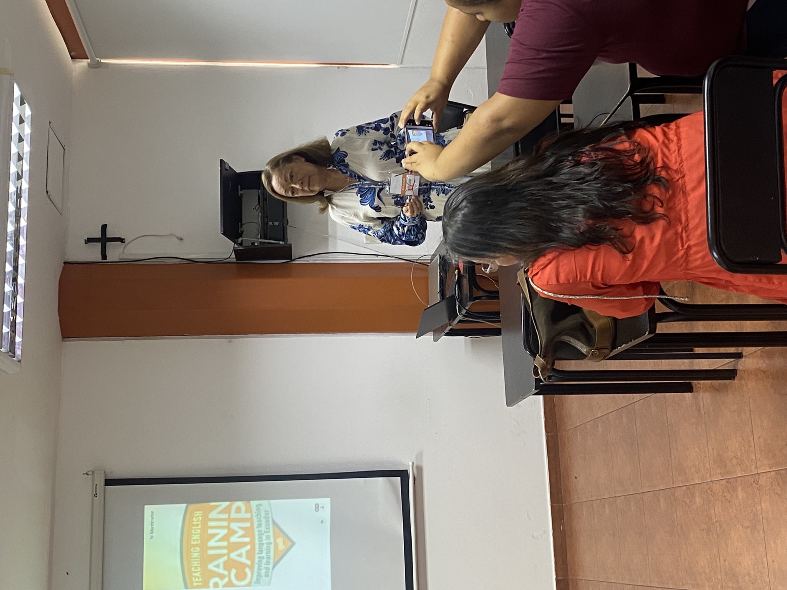 Presenter engaging the audience during a Training Camp workshop.
